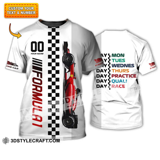 Unisex Shirt - Custom Formula 1 Shirt style option 1
