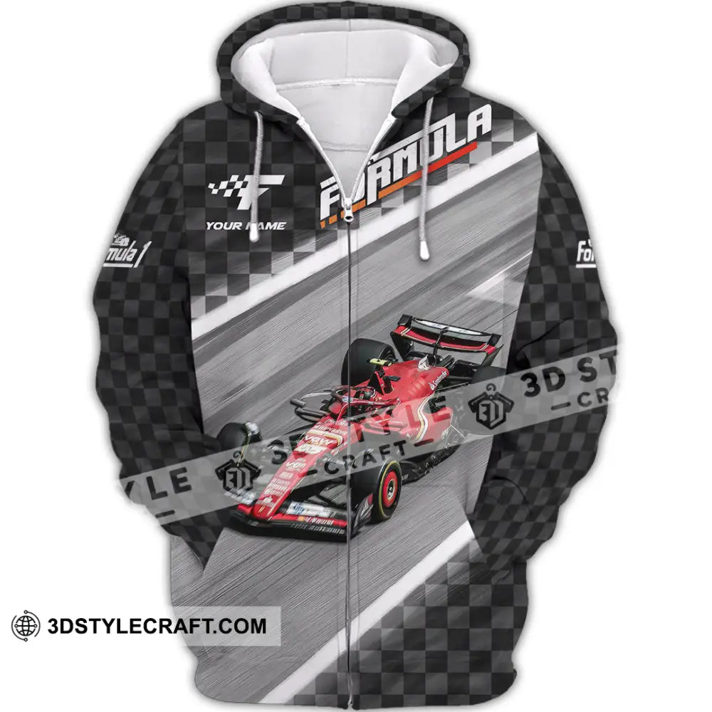 Unisex Shirt - Custom Formula 1 Shirt Zipper Hoodie / S T-shirt