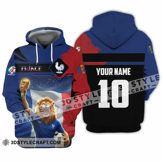 Unisex Shirt - Custom France 3D Shirt style option 4