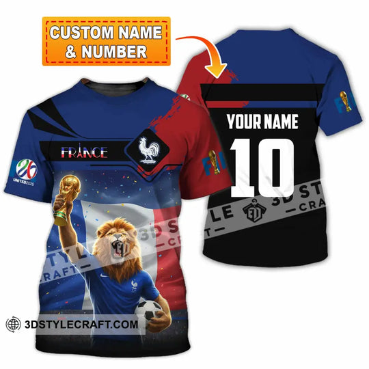 Unisex Shirt - Custom France 3D Shirt style option 1