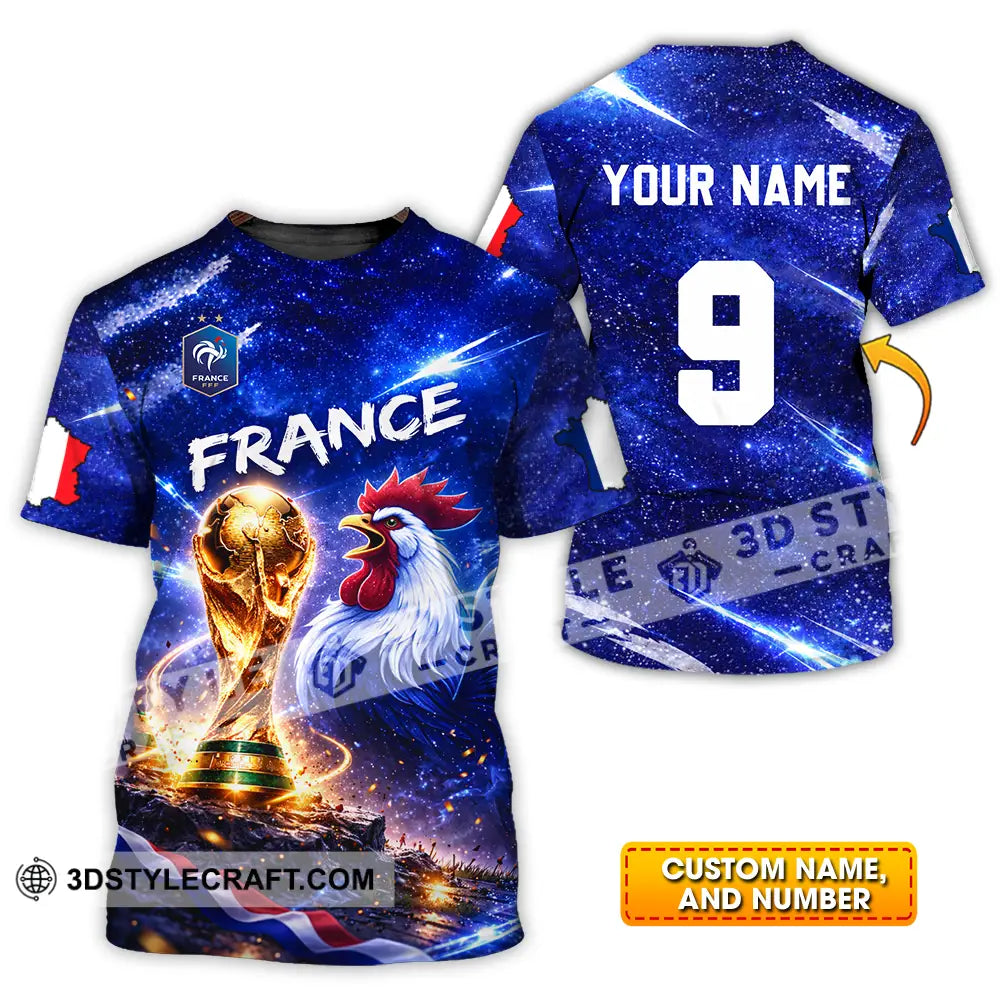 Unisex Shirt - Custom France World Cup 2026 3D Shirt T-shirt