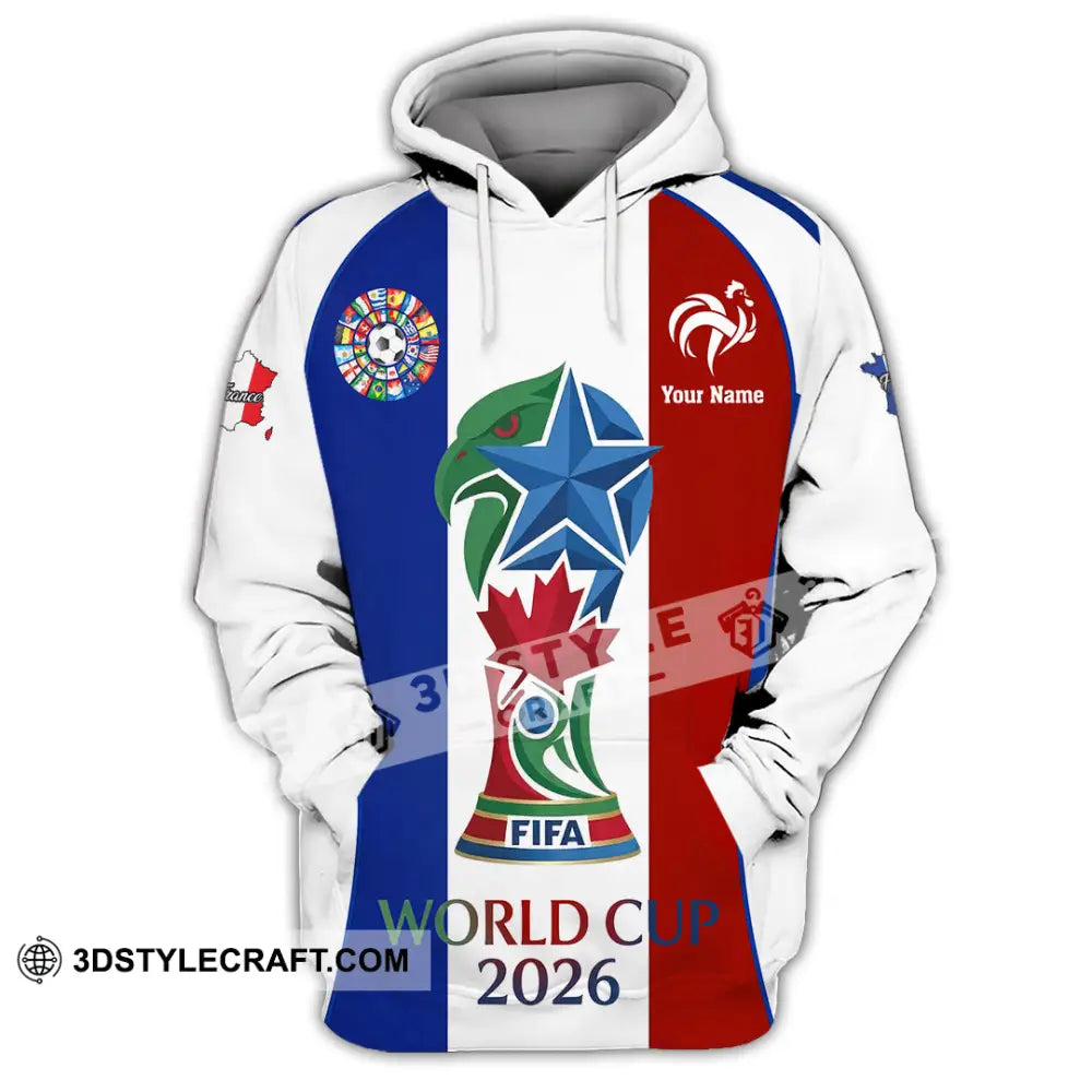 Unisex Shirt - Custom France World Cup 2026 Shirt - Hoodie / S - T-shirt