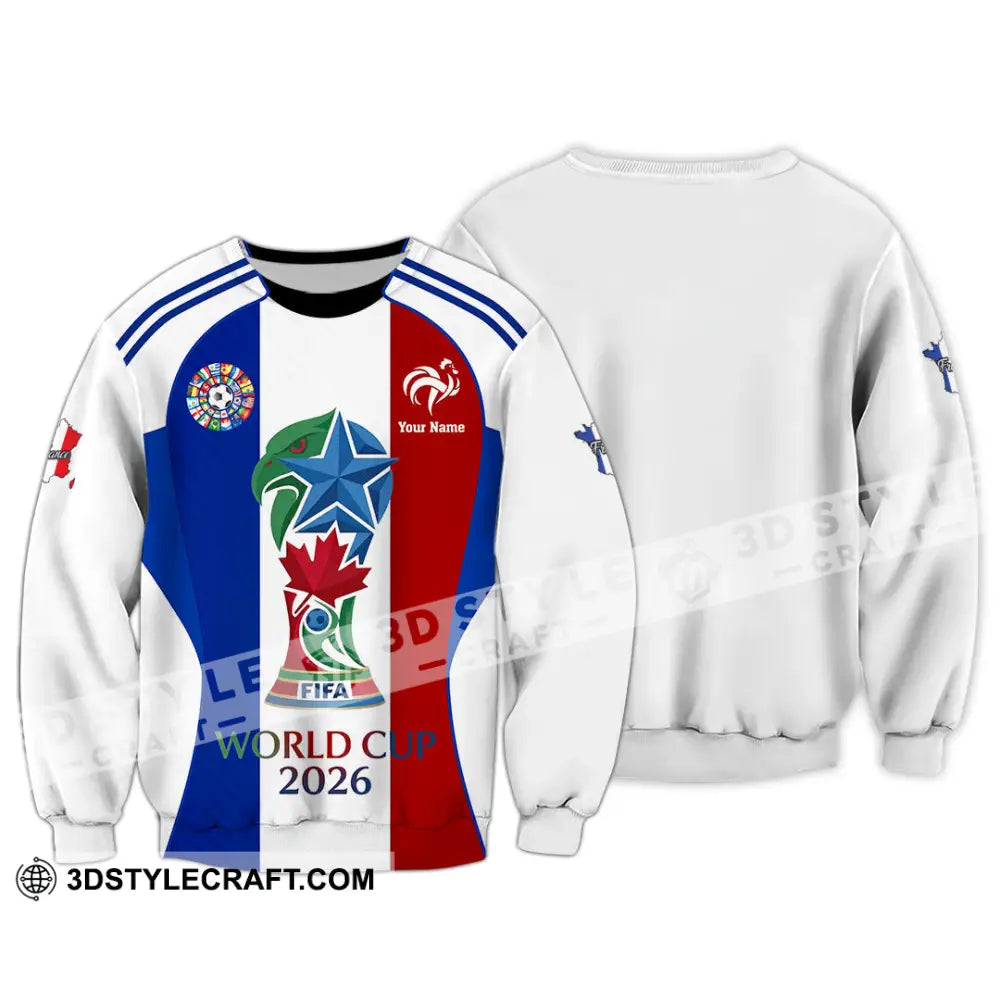Unisex Shirt - Custom France World Cup 2026 Shirt - Long Sleeve / S - T-shirt
