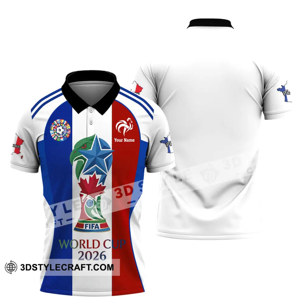 Unisex Shirt - Custom France World Cup 2026 Shirt - Polo Shirt / S - T-shirt