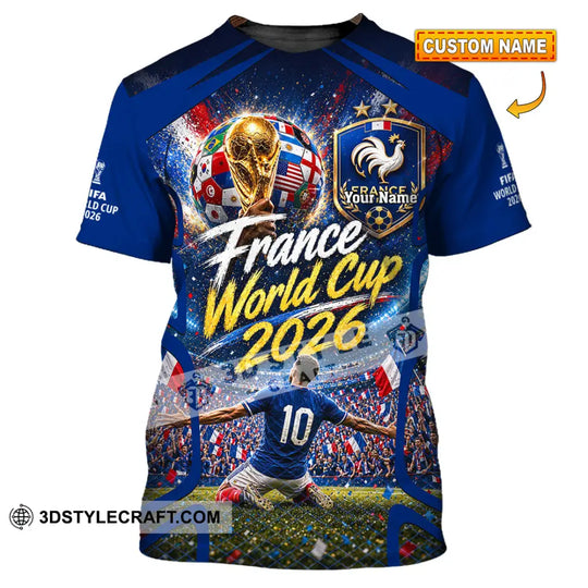 Unisex Shirt - Custom France World Cup 2026 Shirt style option 1