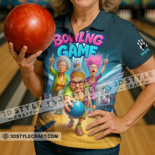 Unisex Shirt - Custom Funny Bowling Game Shirt T-shirt