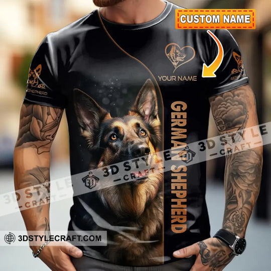 Unisex Shirt - Custom German Shepherd Lover Shirt style option 1