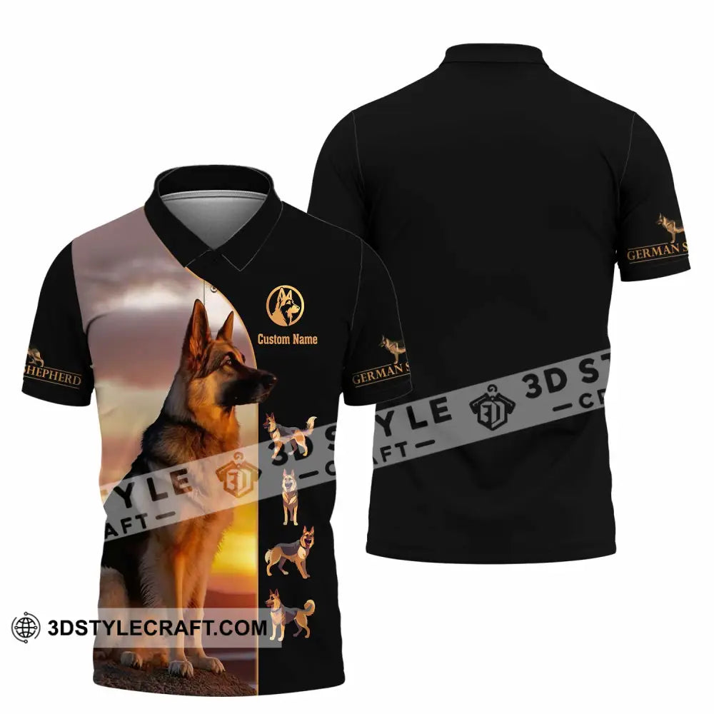 Unisex Shirt - Custom German Shepherd Shirt Polo Shirt / S T-shirt