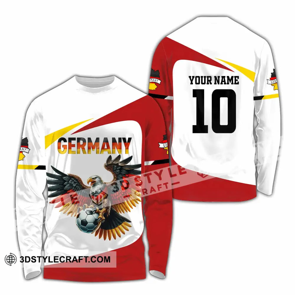 Unisex Shirt - Custom Germany 3D Shirt Long Sleeve Shirt / S T-shirt
