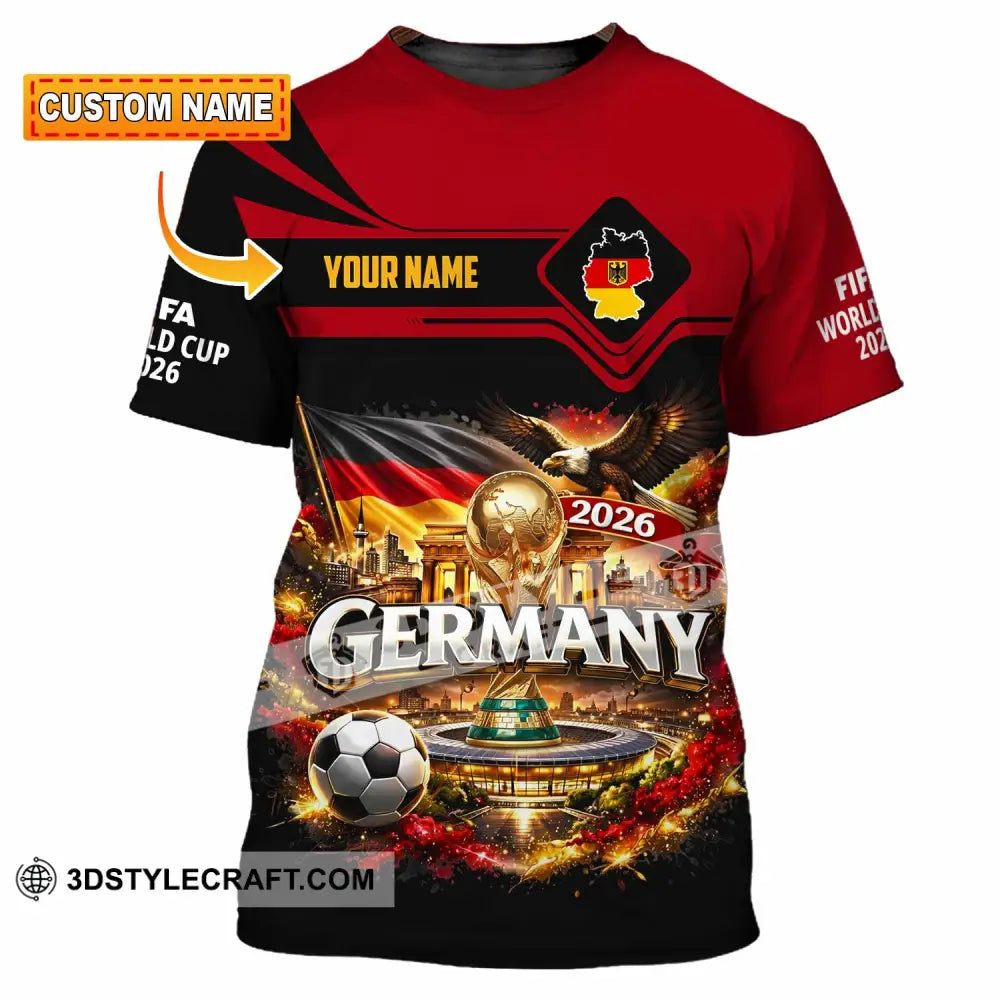 Unisex Shirt - Custom Germany World Cup 2026 3D Shirt T-shirt