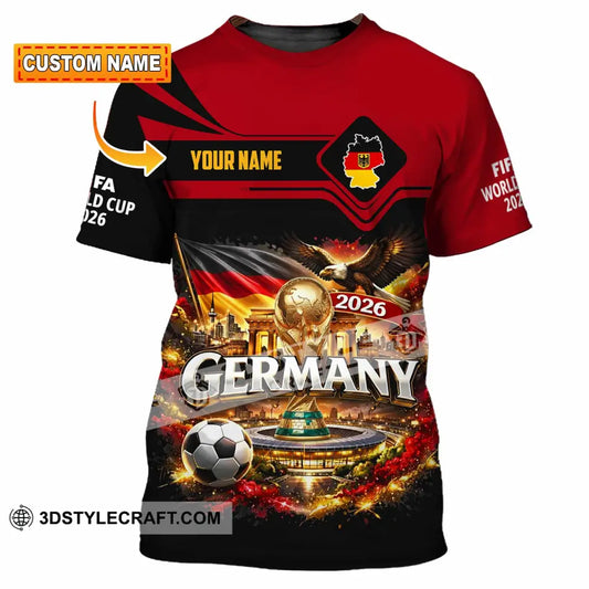 Unisex Shirt - Custom Germany World Cup 2026 3D Shirt T-shirt