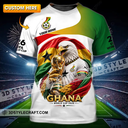 Unisex Shirt - Custom Ghana 3D Shirt style option 1