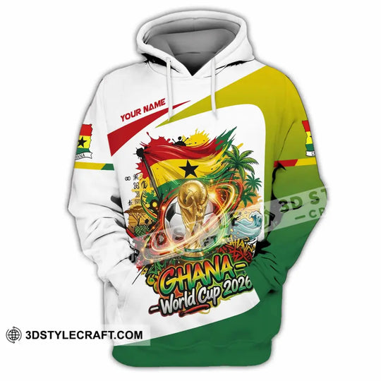Unisex Shirt - Custom Ghana World Cup 2026 3D Shirt style option 3