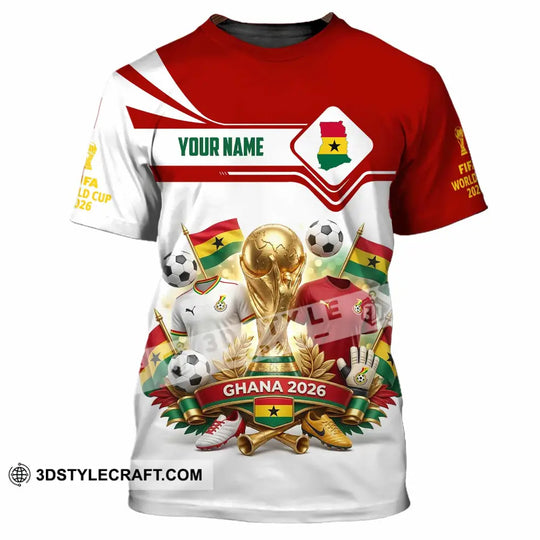 Unisex Shirt - Custom Ghana World Cup 2026 3D Shirt style option 4