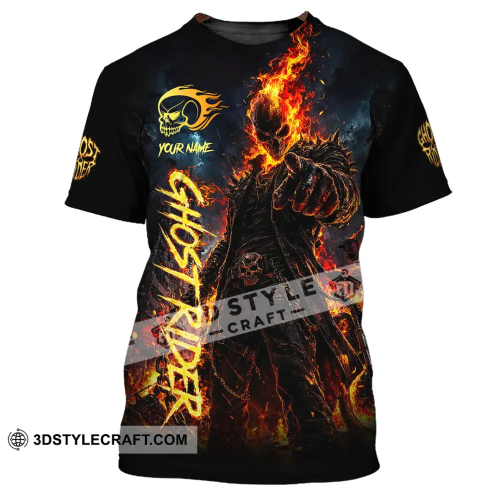Unisex Shirt - Custom Ghost Rider Shirt - T-Shirt / S - T-shirt