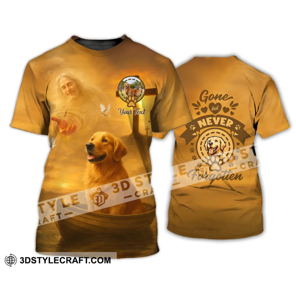 Unisex Shirt - Custom Golden Retriever Gone But Never Forgotten Shirt T-Shirt / S T-shirt