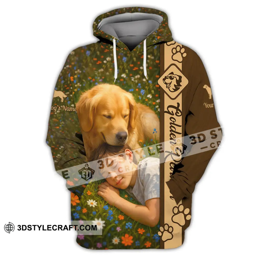 Unisex Shirt - Custom Golden Retriever Shirt Hoodie / S T-shirt