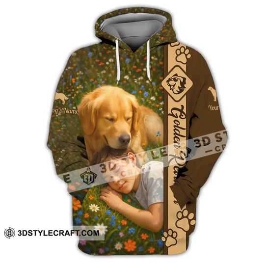 Unisex Shirt - Custom Golden Retriever Shirt style option 3