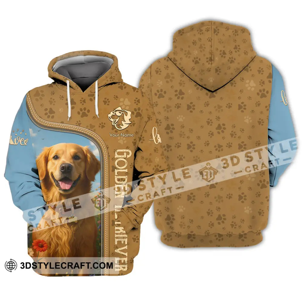 Unisex Shirt - Custom Golden Retriever Shirt Hoodie / S T-shirt