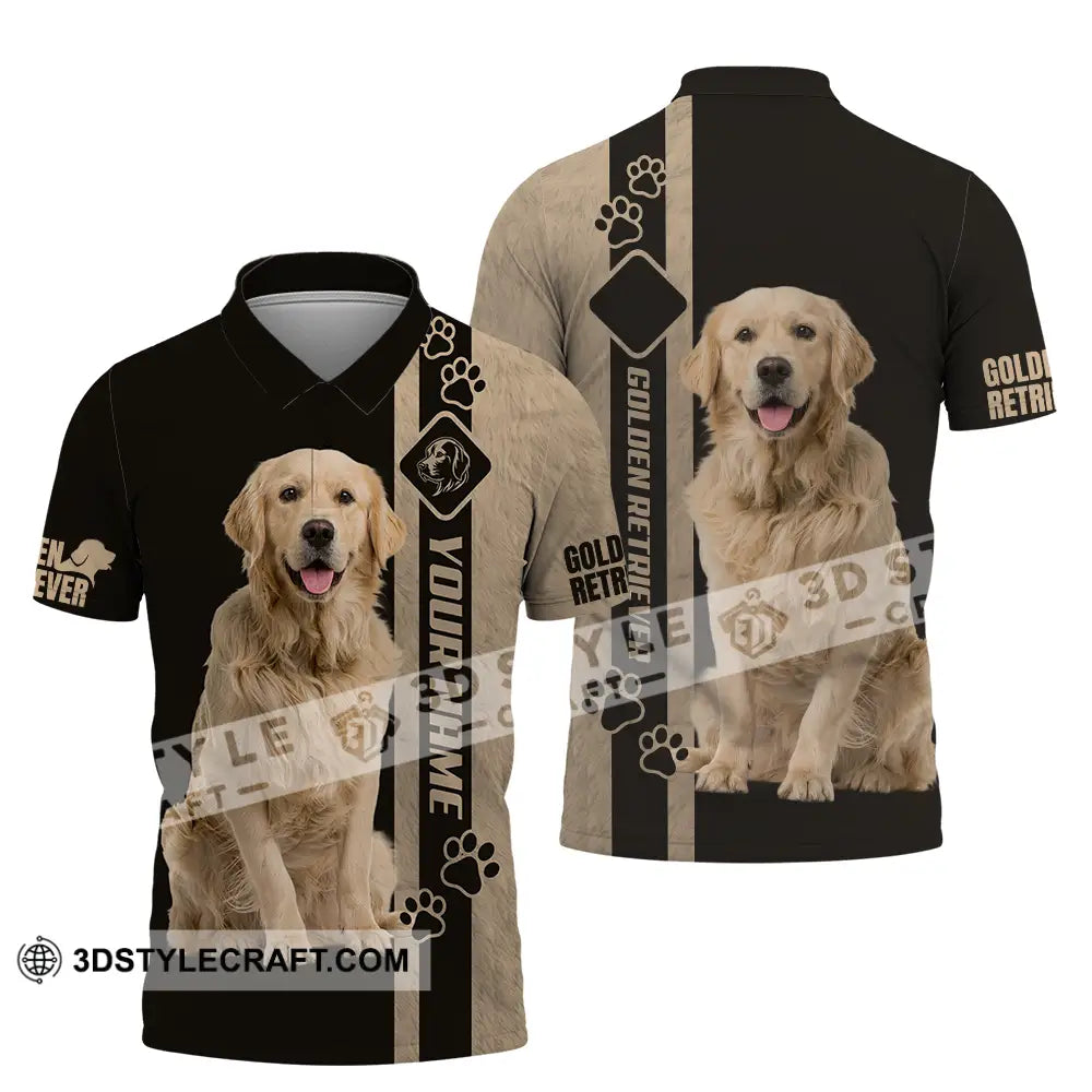 Unisex Shirt - Custom Golden Retriever Shirt Polo Shirt / S T-shirt