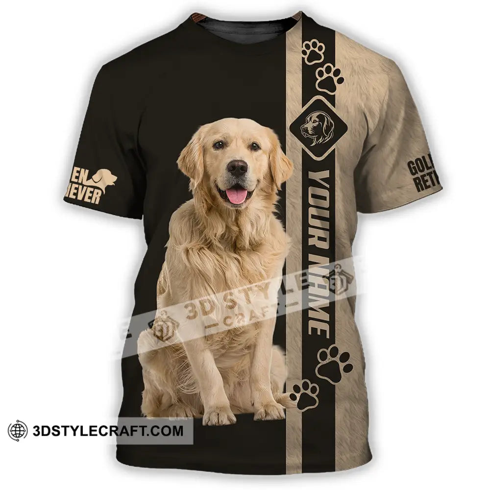 Unisex Shirt - Custom Golden Retriever Shirt T-Shirt / S T-shirt