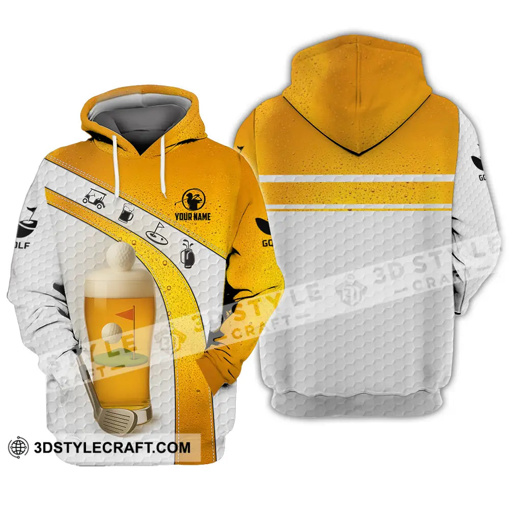 Unisex Shirt - Custom Golf And Beer Shirt Hoodie / S T-shirt