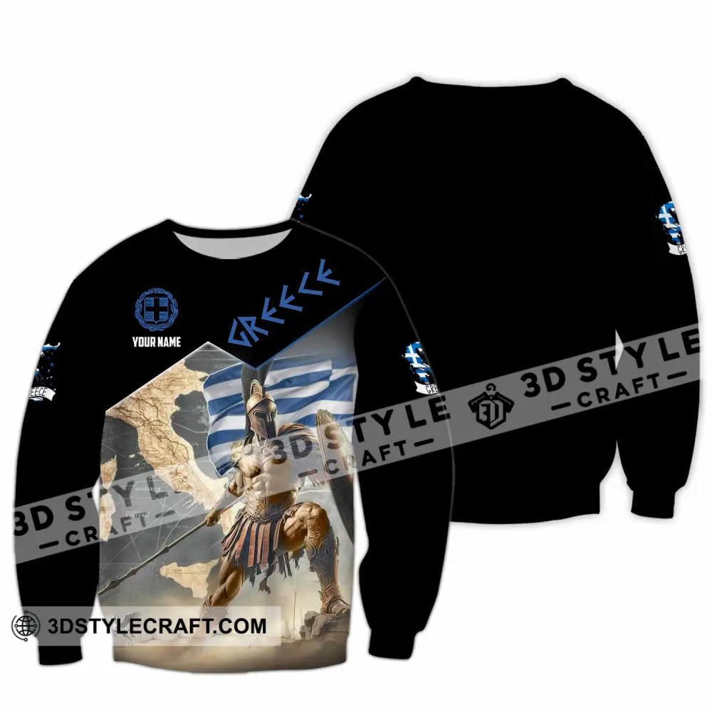 Unisex Shirt - Custom Greece Shirt Long Sleeve / S T-shirt