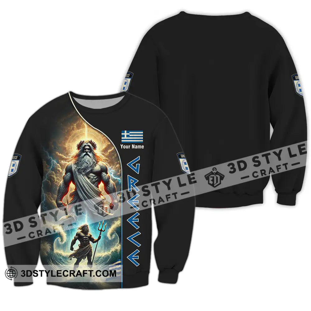 Unisex Shirt - Custom Greece Shirt Long Sleeve / S T-shirt
