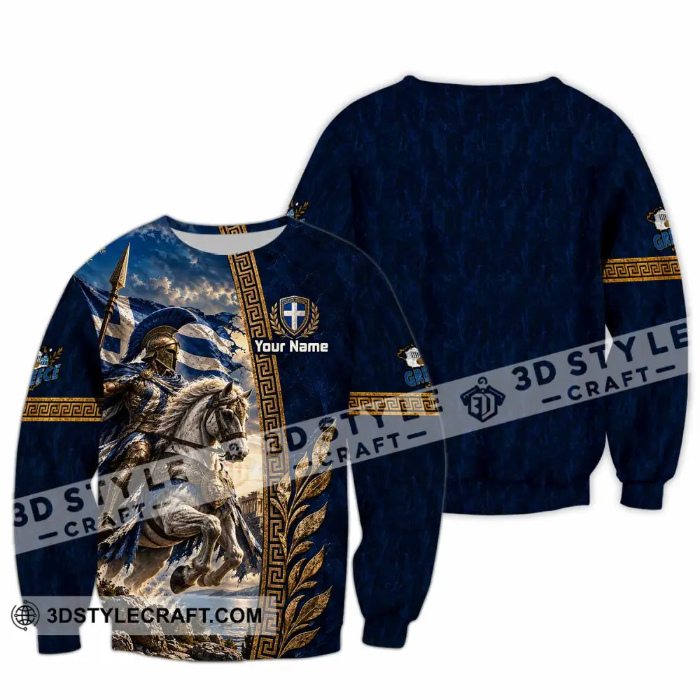 Unisex Shirt - Custom Greece Shirt - Long Sleeve / S - T-shirt