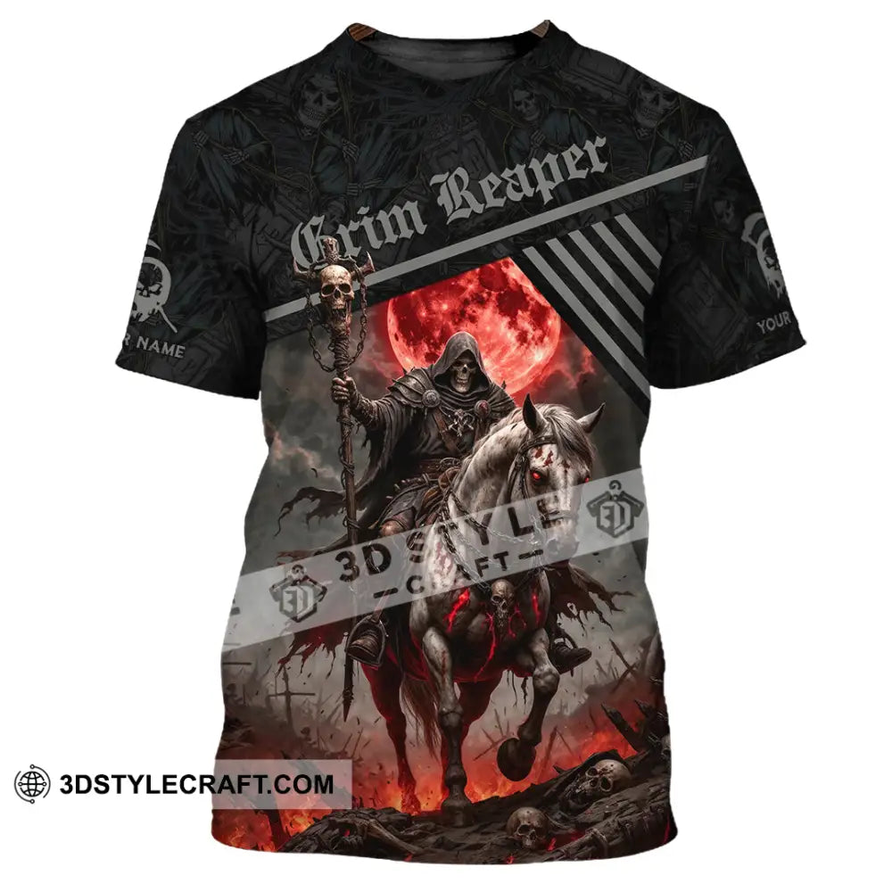 Unisex Shirt - Custom Grim Reaper Shirt T-Shirt / S T-shirt
