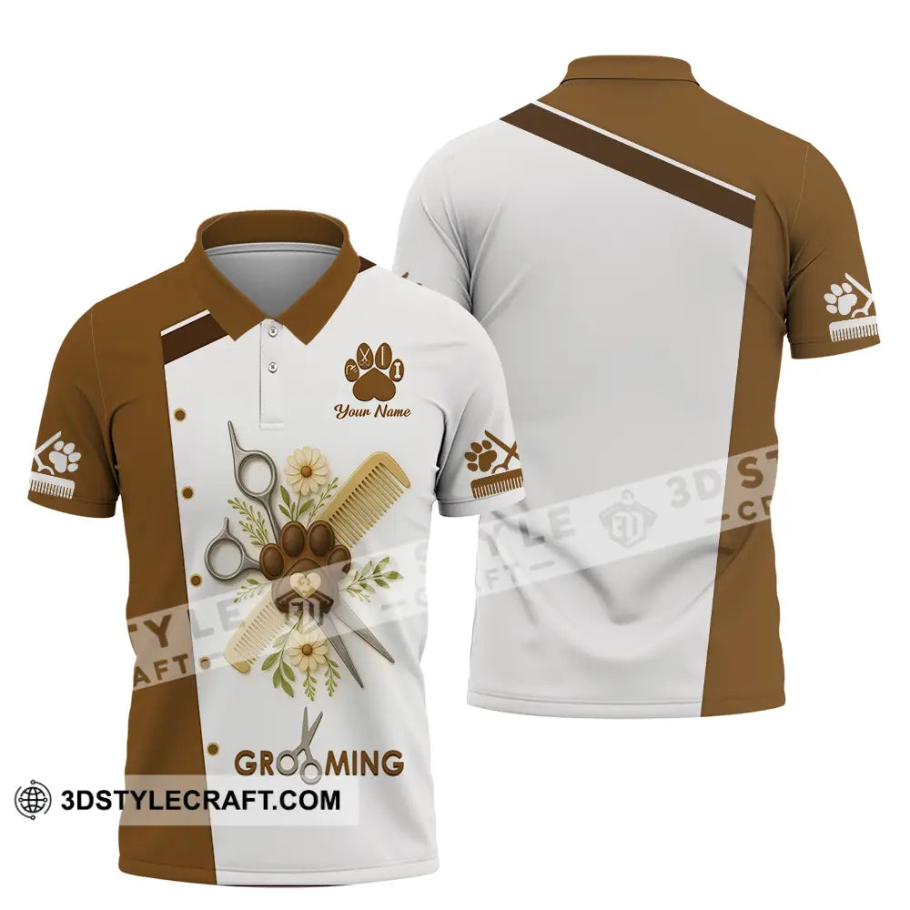 Unisex Shirt - Custom Grooming Shirt Polo Shirt / S T-shirt