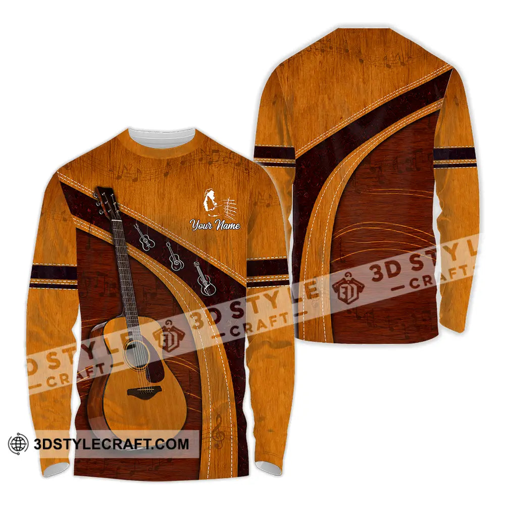 Unisex Shirt - Custom Guitar Shirt - Long Sleeve Shirt / S - T-shirt