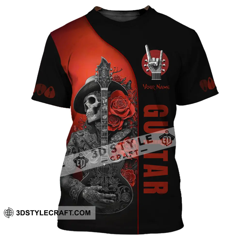 Unisex Shirt Custom Guitar Player Shirt T Shirt / S T shirt