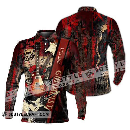 Unisex Shirt - Custom Guitarist Shirt style option 4