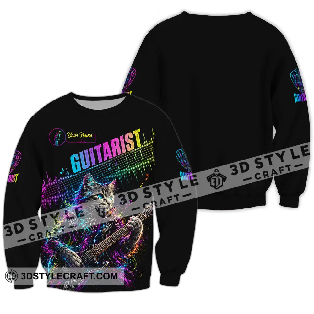 Unisex Shirt - Custom Guitarist Shirt - Long Sleeve / S - T-shirt