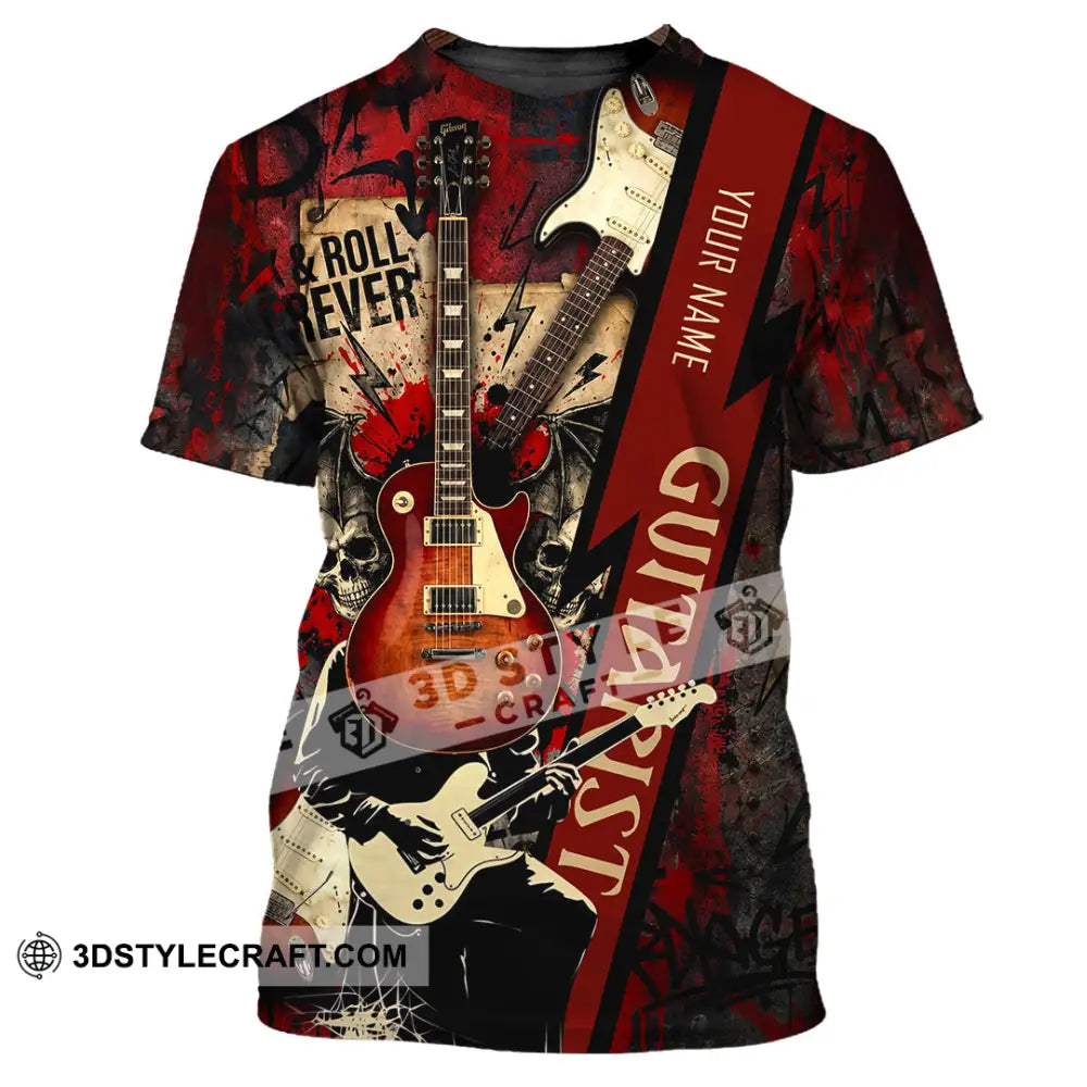 Unisex Shirt - Custom Guitarist Shirt - T-Shirt / S - T-shirt