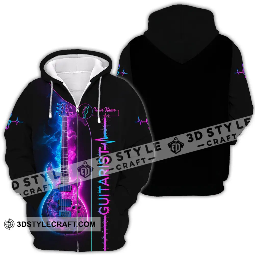 Unisex Shirt - Custom Guitarist Shirt - Zipper Hoodie / S - T-shirt