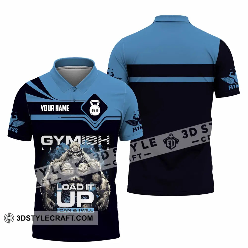 Unisex Shirt Custom Gymish Life Style Load It Up Shirt Polo Shirt / S T shirt