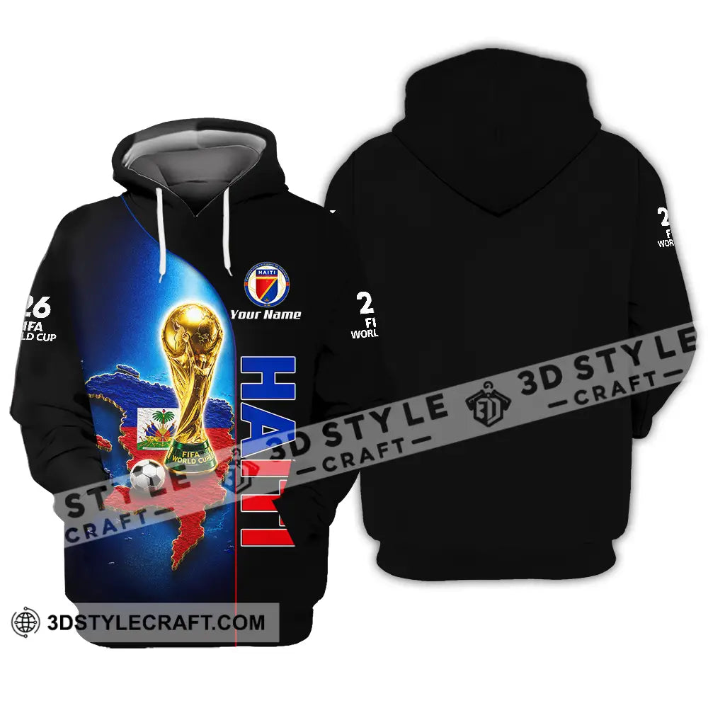 Unisex Shirt - Custom Haiti World Cup 2026 Shirt - Hoodie / S - T-shirt