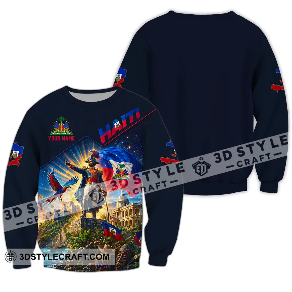 Unisex Shirt - Custom Haiti Shirt - Long Sleeve / S - T-shirt