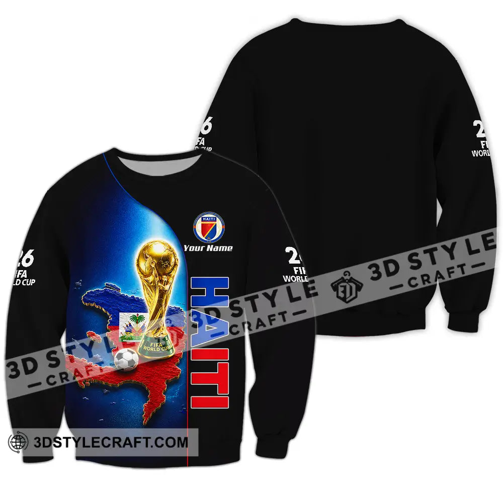 Unisex Shirt - Custom Haiti World Cup 2026 Shirt - Long Sleeve / S - T-shirt