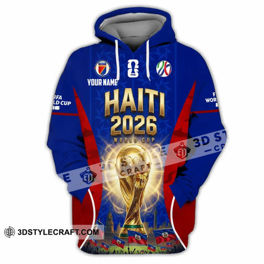 Unisex Shirt - Custom Haiti World Cup 2026 Shirt style option 3