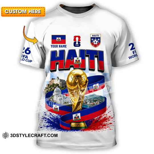 Unisex Shirt - Custom Haiti World Cup 2026 Shirt style option 1