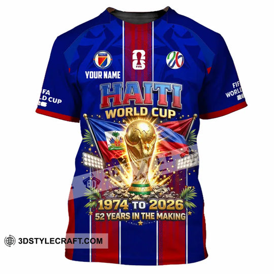Unisex Shirt - Custom Haiti World Cup 2026 Shirt style option 4