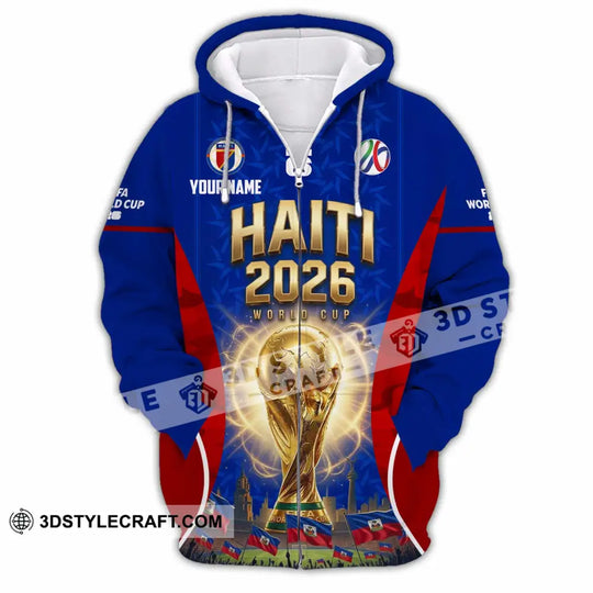 Unisex Shirt - Custom Haiti World Cup 2026 Shirt style option 4