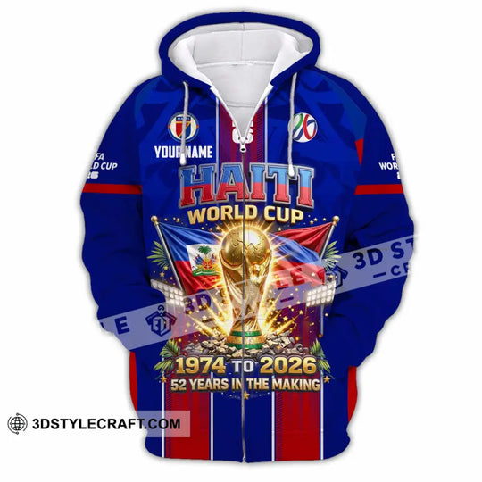 Unisex Shirt - Custom Haiti World Cup 2026 Shirt style option 3