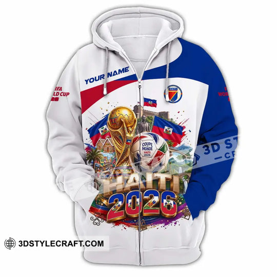 Unisex Shirt - Custom Haiti World Cup 2026 Shirt style option 3
