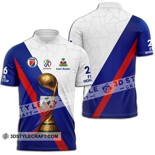Unisex Shirt - Custom Haiti World Cup 2026 Shirt style option 2