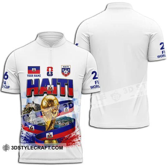 Unisex Shirt - Custom Haiti World Cup 2026 Shirt style option 2