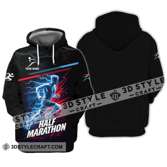 Unisex Shirt - Custom Half Marathon 3D Shirt style option 4